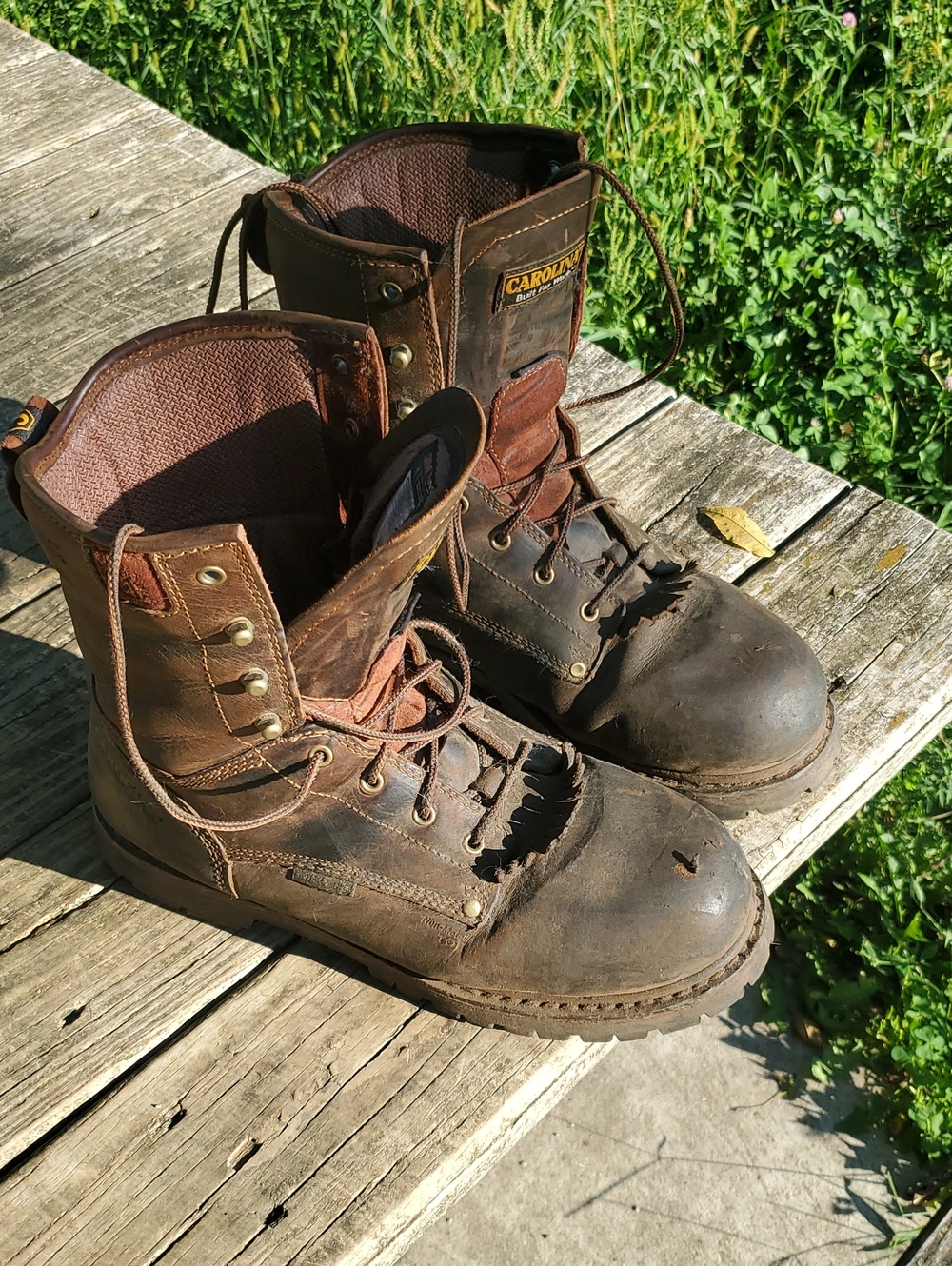 Carolina STEEL TOE Men's Brown Leather Work Boots